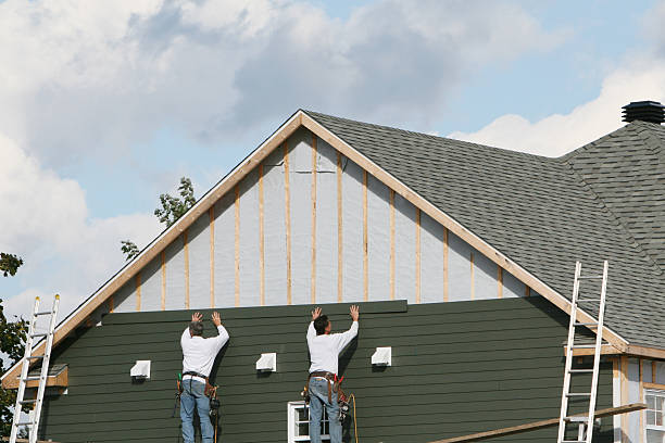 Professional Wood Siding technician working in Wellesley, MA
